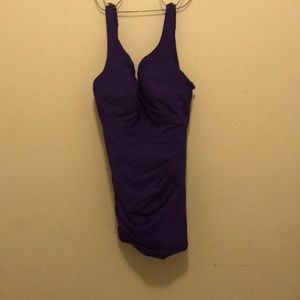 Purple swimsuit